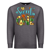 Charcoal Heather sweet one avocado Premium Sweatshirt - Artiststas