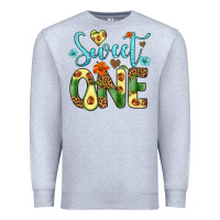 Heather Grey sweet one avocado Premium Sweatshirt - Artiststas