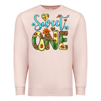 Pale Pink sweet one avocado Premium Sweatshirt - Artiststas
