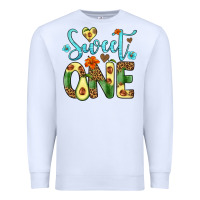 White sweet one avocado Premium Sweatshirt - Artiststas