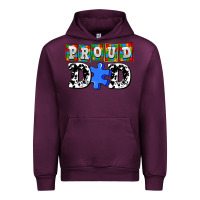 Mauve Wine proud dad Urban Hoodie - AdoDesignShop