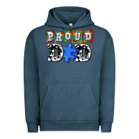 Pigment Midnight Navy proud dad Urban Hoodie - AdoDesignShop