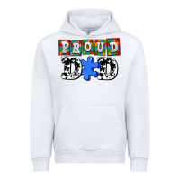 White proud dad Urban Hoodie - AdoDesignShop