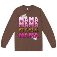 Chestnut Mama Mama Mama Mama Mother's Day Long Sleeve Tee - CowGirlArtShop