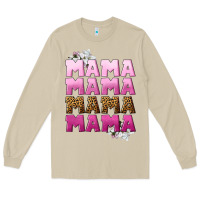 Mushroom Mama Mama Mama Mama Mother's Day Long Sleeve Tee - CowGirlArtShop