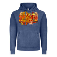 Vintage Denim year of the dragon chinese new year 2024 Vintage Hoodie - CowGirlArtShop