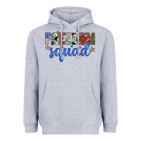 Heather Grey freedom squad Heavyweight Hoodie - Artiststas