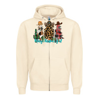 Merry Christmas Y'all Christmas Trees Zipper Hoodie | Teevron