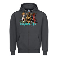 Smoke merry christmas y'all christmas trees Zipper Hoodie - CowhideDigitalArt