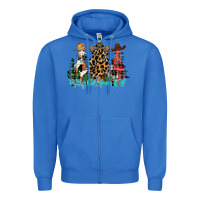 True Royal merry christmas y'all christmas trees Zipper Hoodie - CowhideDigitalArt