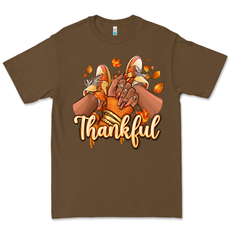 Thankful Black Girl Sneakers Premium Tee by RanaPortraitStore | Teevron