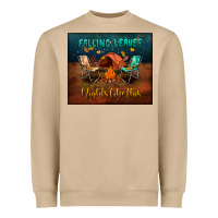 Mushroom falling leaves and nights like this mouse pad Heavyweight Sweatshirt - BundleAndBundleShop