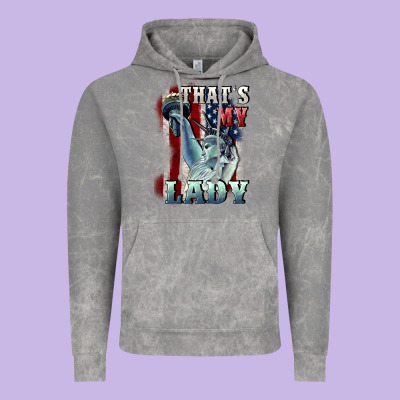 Thats My Lady Vintage Hoodie Designed By Cowgirlartshop