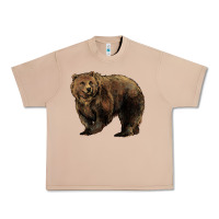 Burro Grizzly Bear Urban Heavy Tee - HowdyJamesFarm