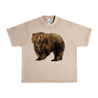 French Oak Grizzly Bear Urban Heavy Tee - HowdyJamesFarm
