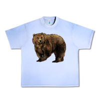 Grape Ice Grizzly Bear Urban Heavy Tee - HowdyJamesFarm