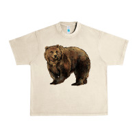 Sandshell Grizzly Bear Urban Heavy Tee - HowdyJamesFarm