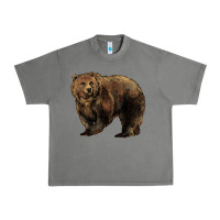 Tornado Grizzly Bear Urban Heavy Tee - HowdyJamesFarm