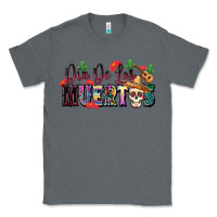 Charcoal Heather Dia De Los Muertos Classic Tee - texasbilliewilder