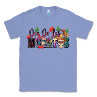 Colony Blue Dia De Los Muertos Classic Tee - texasbilliewilder