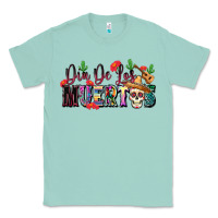 Seafoam Dia De Los Muertos Classic Tee - texasbilliewilder
