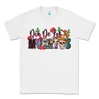 White Dia De Los Muertos Classic Tee - texasbilliewilder