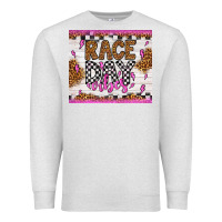 Oatmeal Heather race day vibes Premium Sweatshirt - Artiststas