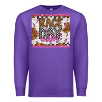 Purple race day vibes Premium Sweatshirt - Artiststas