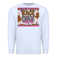 White race day vibes Premium Sweatshirt - Artiststas