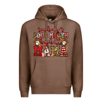 Chestnut somebody's loud mouth baseball mama Premium Hoodie - Jasminsmagicworld