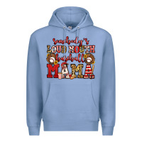 Colony Blue somebody's loud mouth baseball mama Premium Hoodie - Jasminsmagicworld