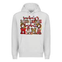 Dove Grey somebody's loud mouth baseball mama Premium Hoodie - Jasminsmagicworld