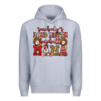 Heather Grey somebody's loud mouth baseball mama Premium Hoodie - Jasminsmagicworld