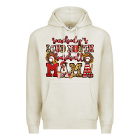 Oatmeal Heather somebody's loud mouth baseball mama Premium Hoodie - Jasminsmagicworld