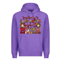 Purple somebody's loud mouth baseball mama Premium Hoodie - Jasminsmagicworld