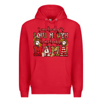 Red somebody's loud mouth baseball mama Premium Hoodie - Jasminsmagicworld