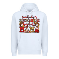 White somebody's loud mouth baseball mama Premium Hoodie - Jasminsmagicworld