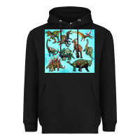 Black dinosaurs tumbler Heavyweight Hoodie - Artiststas