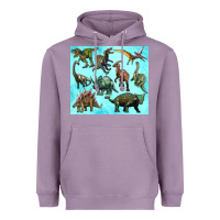 Lavender dinosaurs tumbler Heavyweight Hoodie - Artiststas