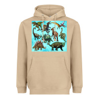 Mushroom dinosaurs tumbler Heavyweight Hoodie - Artiststas