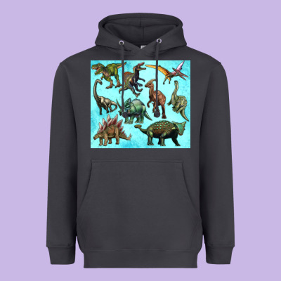 Dinosaurs Tumbler Heavyweight Hoodie Designed By Artiststas