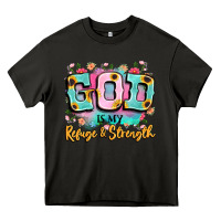 Asphalt god is my refuge and strength Heavy Core Tee - LillyAllenDesigns