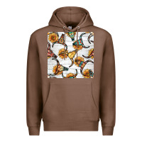 Chestnut native american aztec seamless pattern 7 Premium Hoodie - BundleAndBundleShop