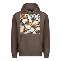 Coffee native american aztec seamless pattern 7 Premium Hoodie - BundleAndBundleShop