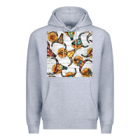 Heather Grey native american aztec seamless pattern 7 Premium Hoodie - BundleAndBundleShop