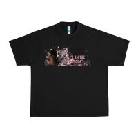 Black i am the storm with girl and butterflies Urban Heavy Tee - TumblerDesignByShophia