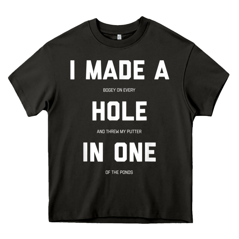 Funny Golf Shirts For Men Women Hole In One Golf Gag Gifts Heavy Core Tee by minhPixels | Teevron