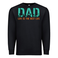 Black dad life is the best life Premium Sweatshirt - Artiststas