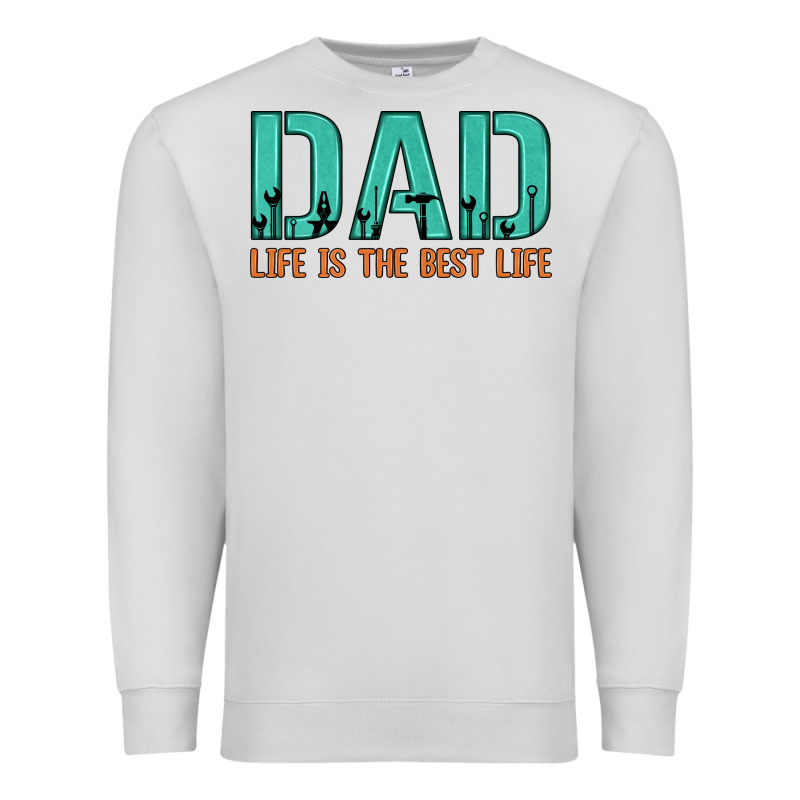 Dad Life Is The Best Life Premium Sweatshirt by Artiststas | Teevron