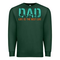 Sports Green dad life is the best life Premium Sweatshirt - Artiststas